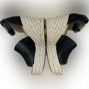 Brash wedge espadrille sandals, US 8